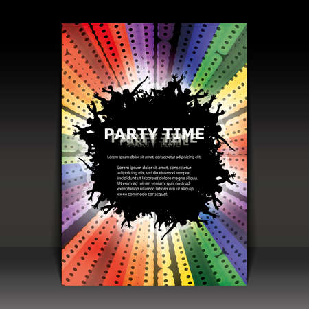 Flyer Design - Party Timeのイラスト素材