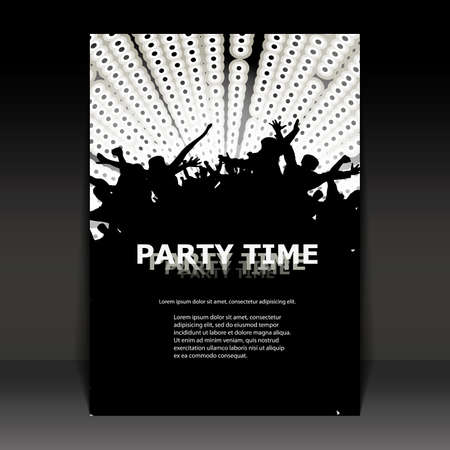Flyer Design - Party Timeのイラスト素材