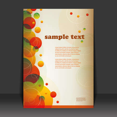 Flyer designのイラスト素材