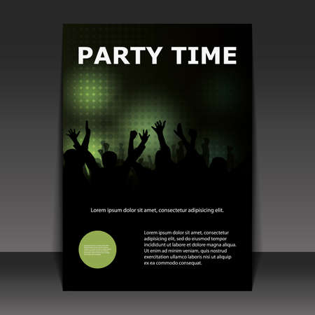 Flyer Design - Party Timeのイラスト素材