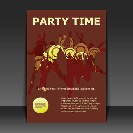 Flyer Design - Party Timeのイラスト素材