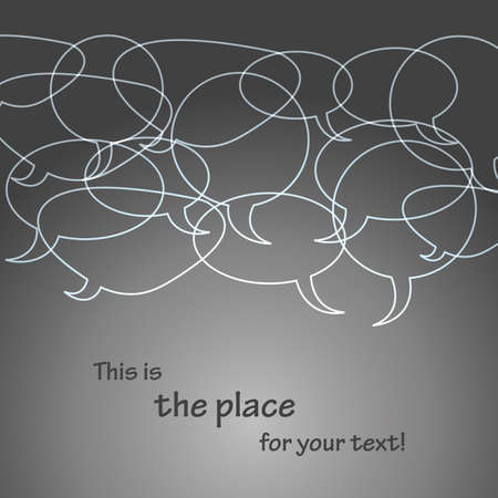 Speech Bubble Background のイラスト素材