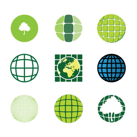 9 iconsのイラスト素材