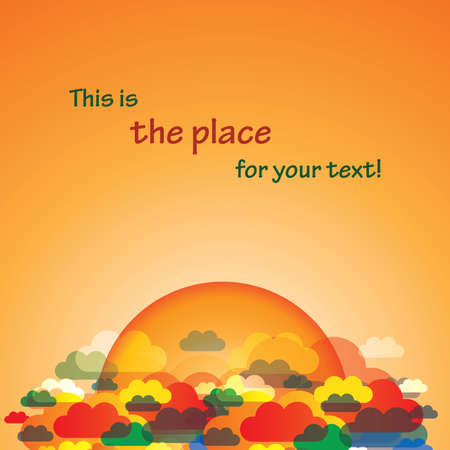 Abstract Cloud Background のイラスト素材