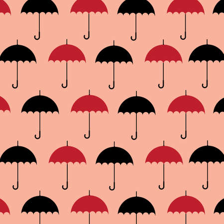 Umbrella pattern background のイラスト素材