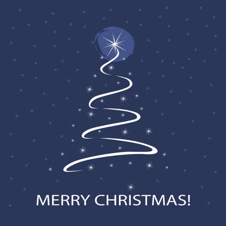 Christmas Tree Backgroundのイラスト素材