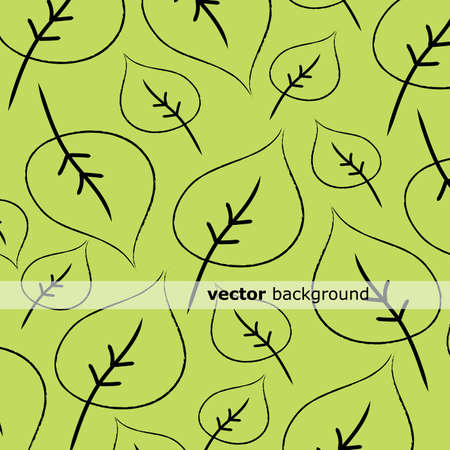 Fresh green leaves textureのイラスト素材