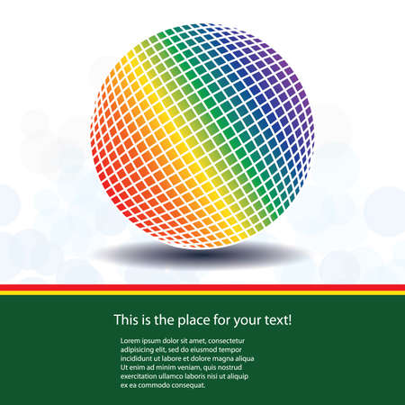 Colorful Globe Designのイラスト素材