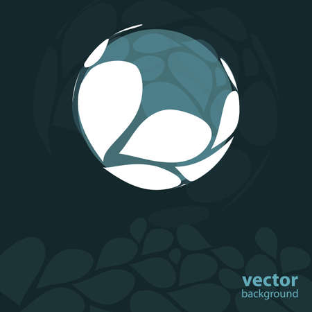 Petal Globe Design Vectorのイラスト素材