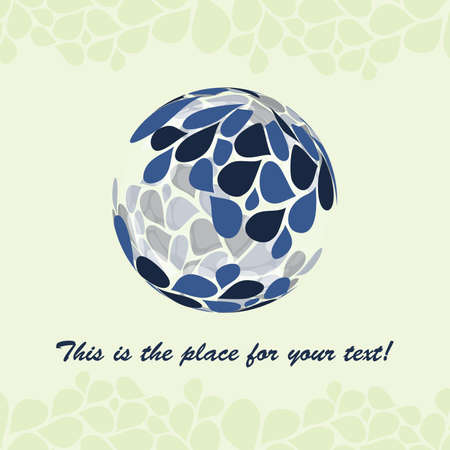 Petal Globe Design Vectorのイラスト素材
