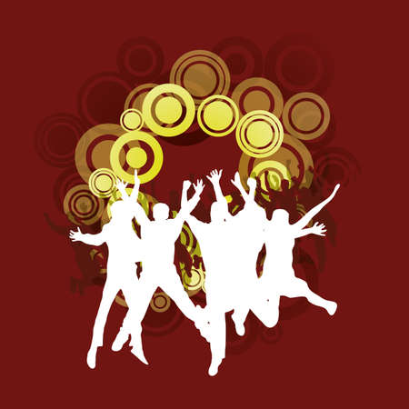 Party peopleのイラスト素材