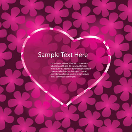 Hearts Background Vectorのイラスト素材