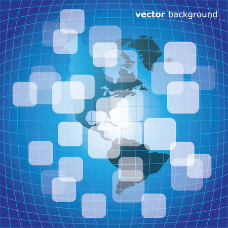 3d business abstract background - vector illustrationのイラスト素材