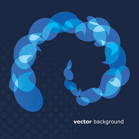 Abstract Blue Backgroundのイラスト素材
