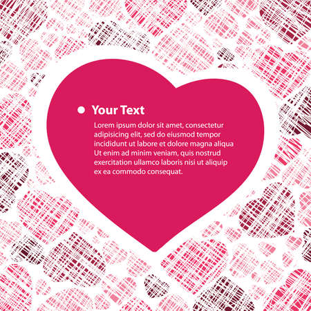 Hearts Backgroundのイラスト素材