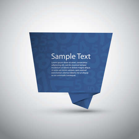 Blue Speech Bubbleのイラスト素材