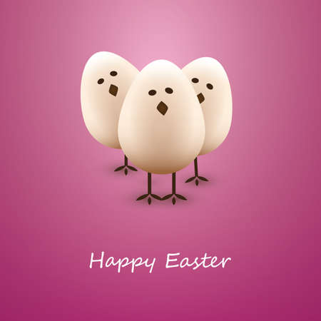 Happy Easter Cardのイラスト素材