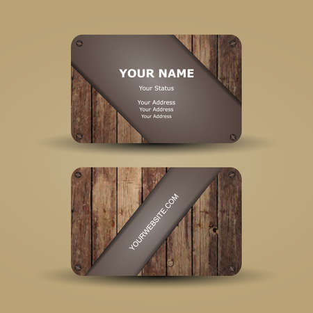Business Card Templateのイラスト素材