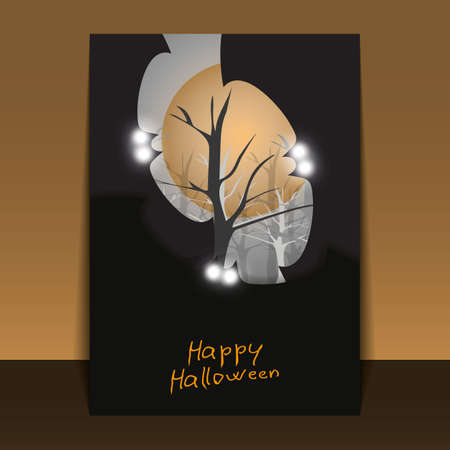 Halloween Flyer or Cover Designのイラスト素材