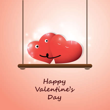 Valentine s Day Cardのイラスト素材