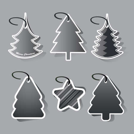 Blank label, card or price tag designs のイラスト素材