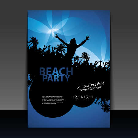 Party Flyer or Cover Designのイラスト素材