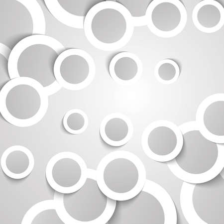 Circles with drop shadowsのイラスト素材