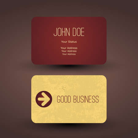 Business Card Templateのイラスト素材