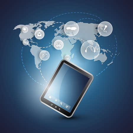 Cloud Computing Conceptのイラスト素材