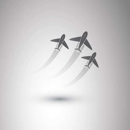 Airplane Iconsのイラスト素材