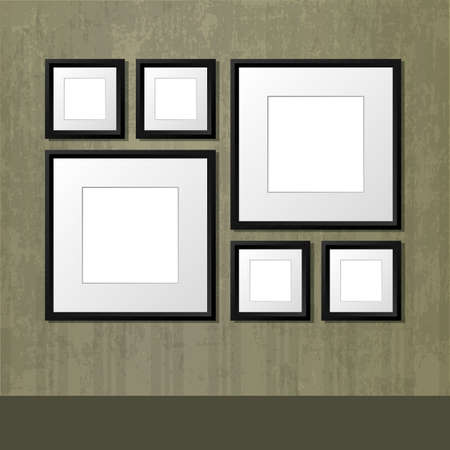 Frames on the Wallのイラスト素材