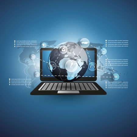 Cloud Computing Conceptのイラスト素材