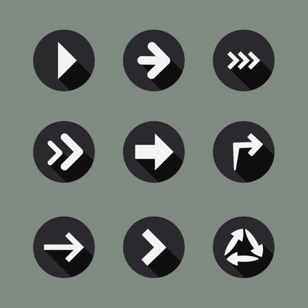 Collection of Arrow Iconsのイラスト素材
