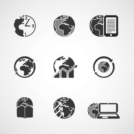 Icon Set - Business and Everyday Lifeのイラスト素材