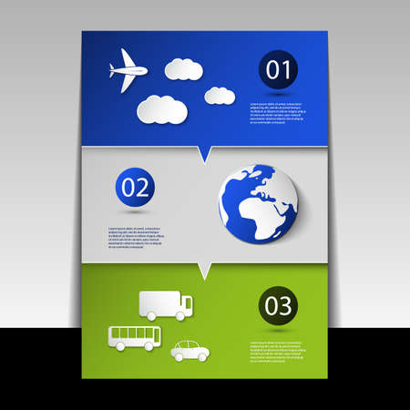 Infographic Design - Flyer or Coverのイラスト素材