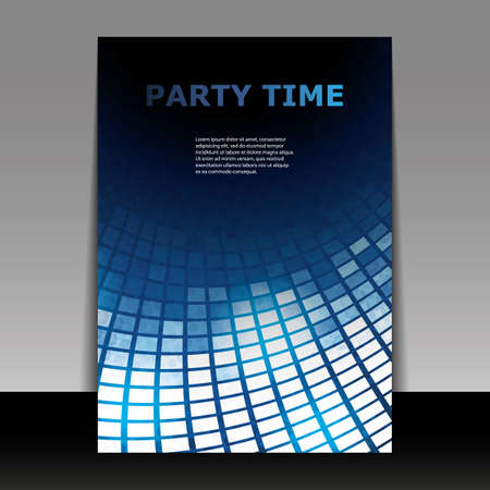 Flyer or Cover Design - Party Timeのイラスト素材