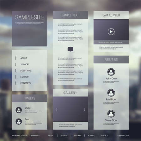 Website Template for Your Business or Blog