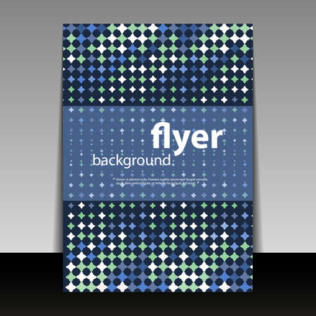 Dotted Flyer or Cover Designのイラスト素材