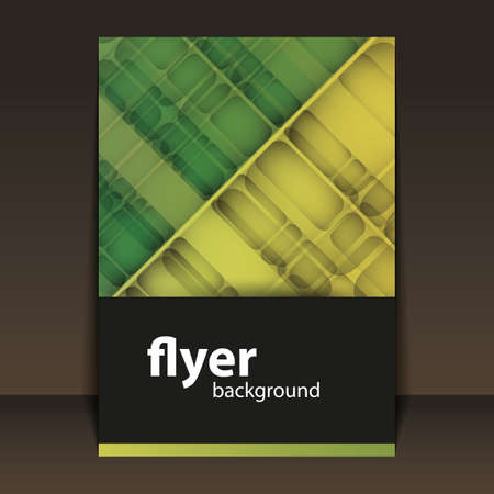 Flyer or Cover Design with Abstract Patternのイラスト素材