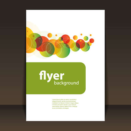 Flyer or Cover Design - Circles Pattern Backgroundのイラスト素材
