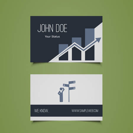 Business Card Template - Corporate Identity Designのイラスト素材