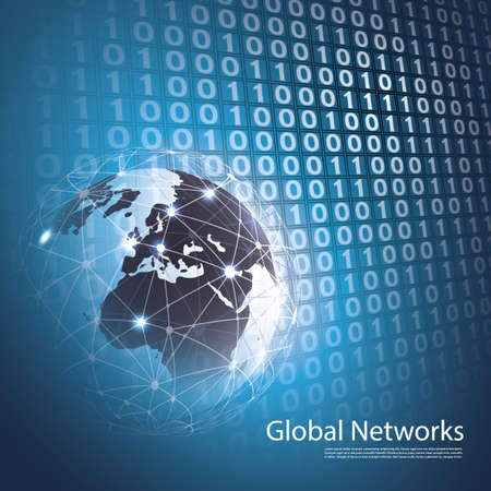Global Networks - EPS10 Vector Illustration for Your Businessのイラスト素材