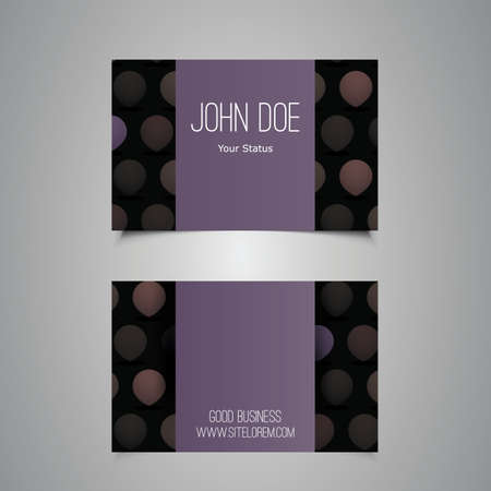 Business or Gift Card Design with Abstract Backgroundのイラスト素材