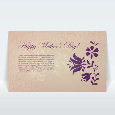 Happy Mothers Day Card のイラスト素材