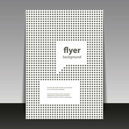 Dotted Flyer or Cover Design with Speech Bubbleのイラスト素材
