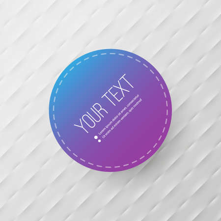 Abstract Background with Minimal Circular Label Designのイラスト素材