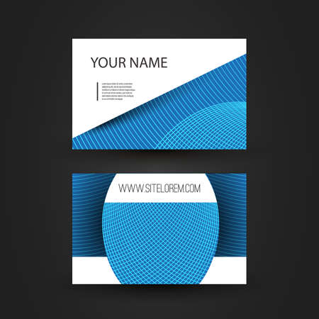 Business or Gift Card with Linesのイラスト素材