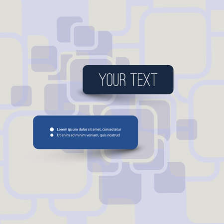 Abstract Squares Background with Minimal Text Box Designのイラスト素材