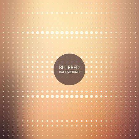 Abstract Dotted Background with Colorful Blurred Imageのイラスト素材