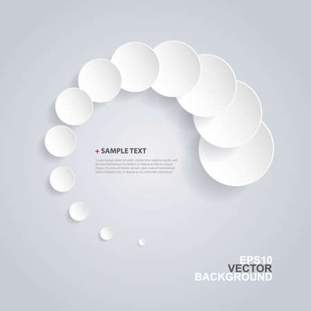 Abstract Circles Design のイラスト素材